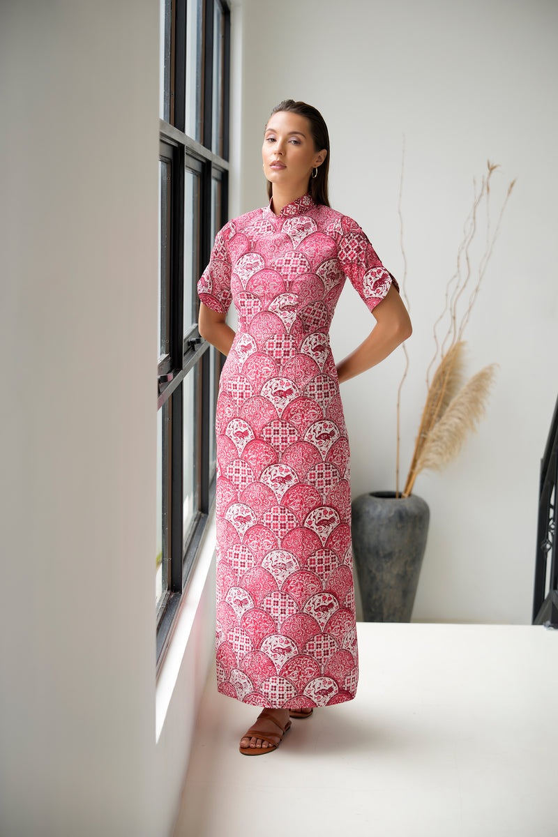 Chiyoko Cheongsam Dress – YeoMama Batik