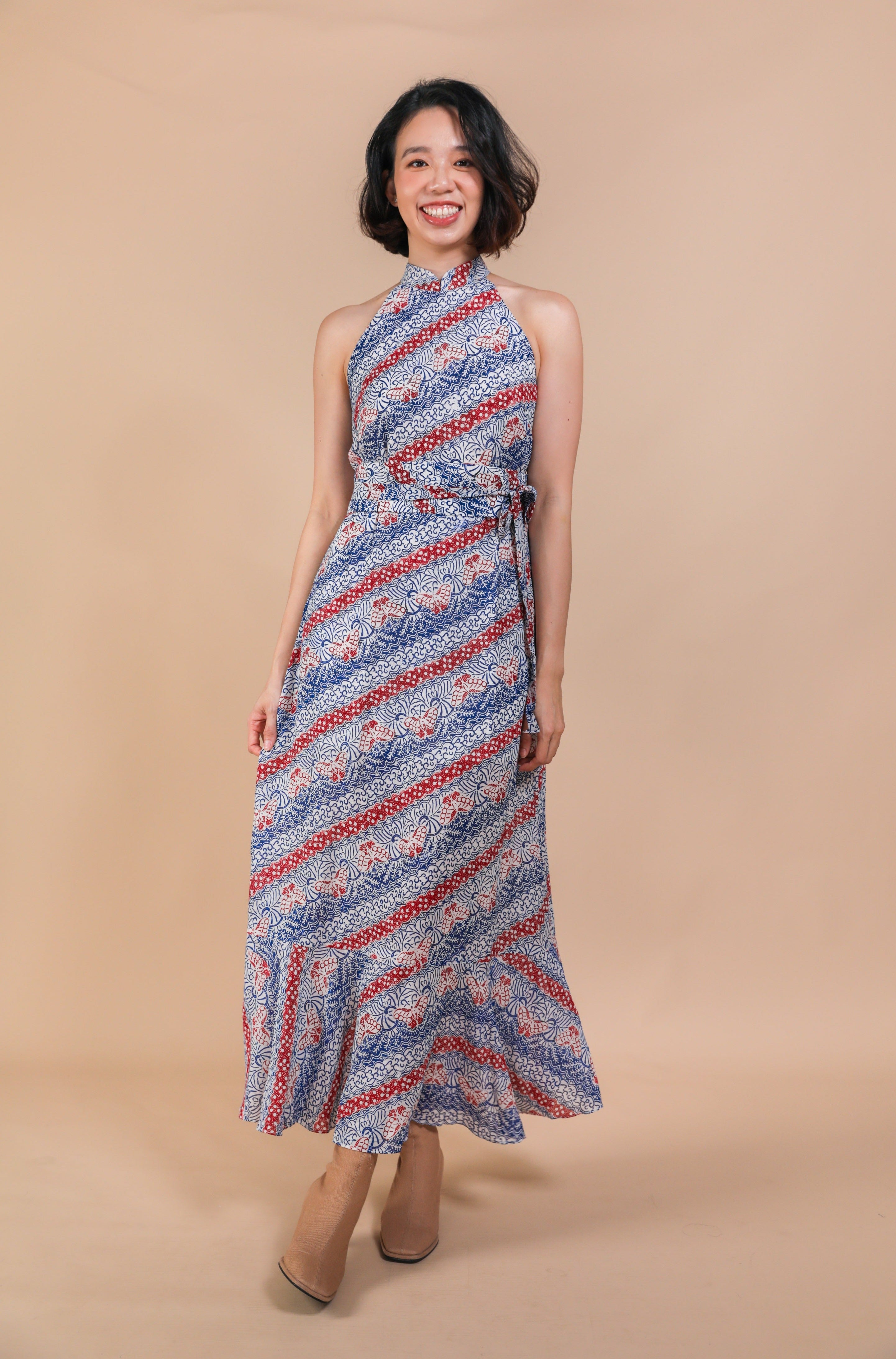Skylar Cheongsam Dress – YeoMama Batik