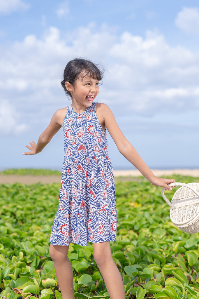 girl batik dress