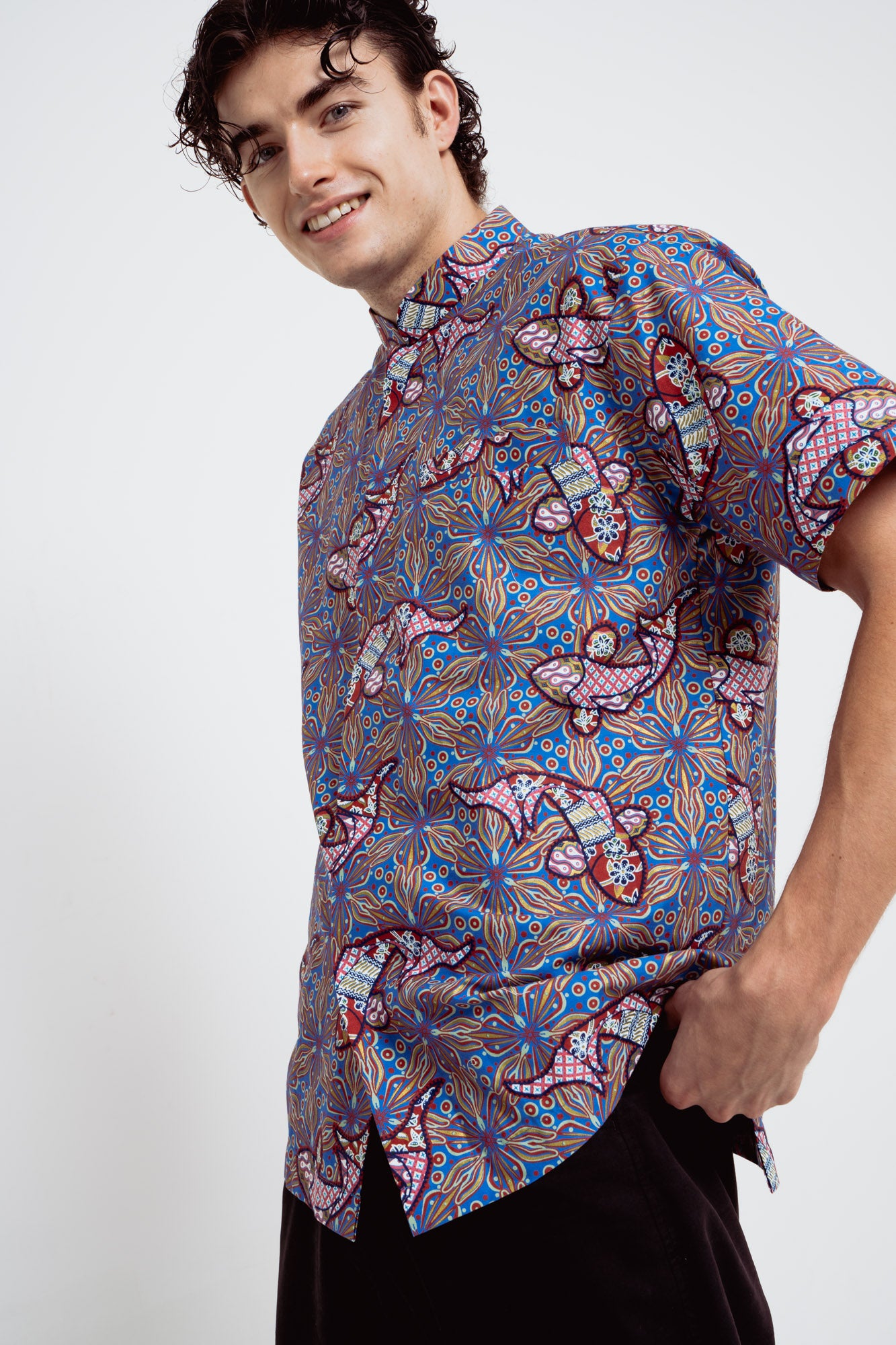 Regular Cotton Short Sleeve Shirt – YeoMama Batik