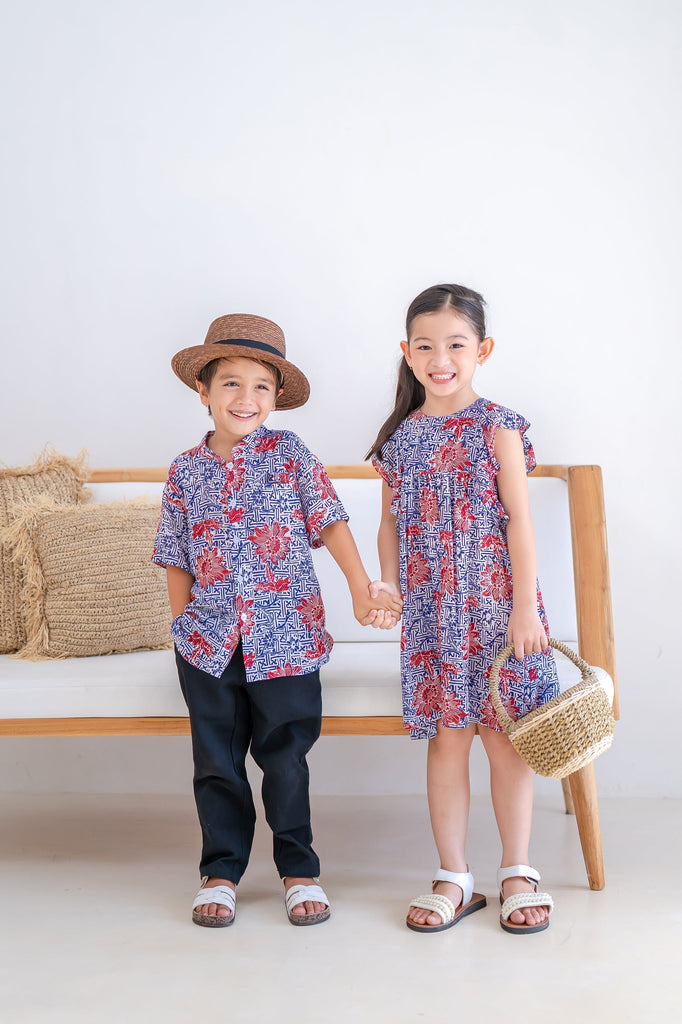 kids batik shirt kids batik dress