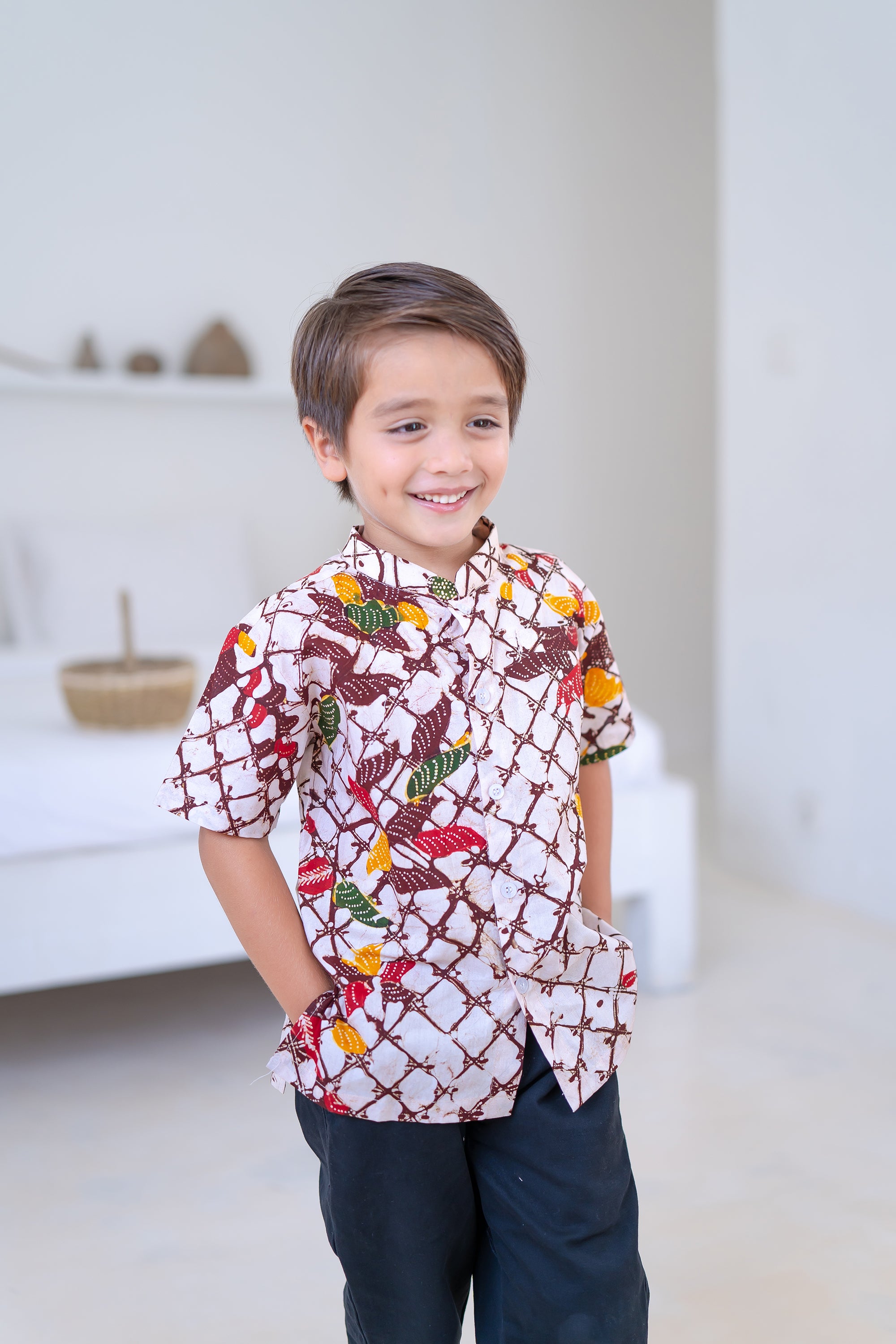 Little Regular Cotton Shirt – YeoMama Batik